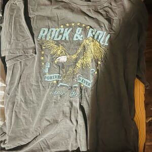 Size m/l rock and roll t shirt